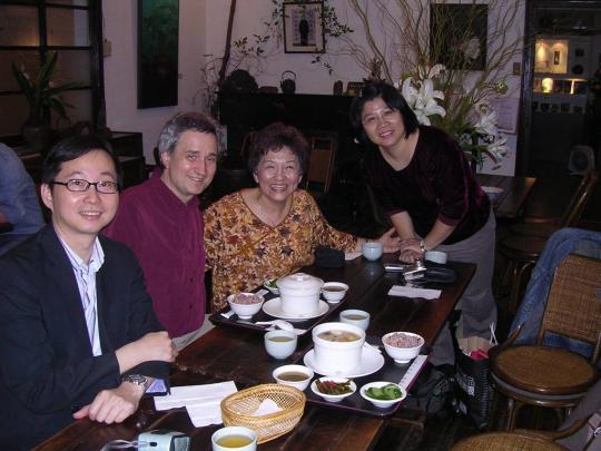 Dr. Martin Kalff和幾位曾赴瑞士拜訪之台灣沙學成員開心相聚