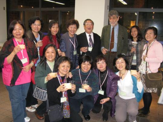 台灣沙學會員與Dr.Higuchi等人合影